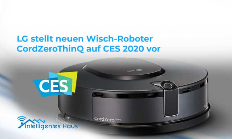 CordZeroThinQ Wisch-Roboter
